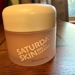 Saturday Skin Melt + Cleanse Exfoliating Cream - Pink & White